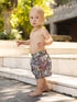Swim shorts with Doodle print